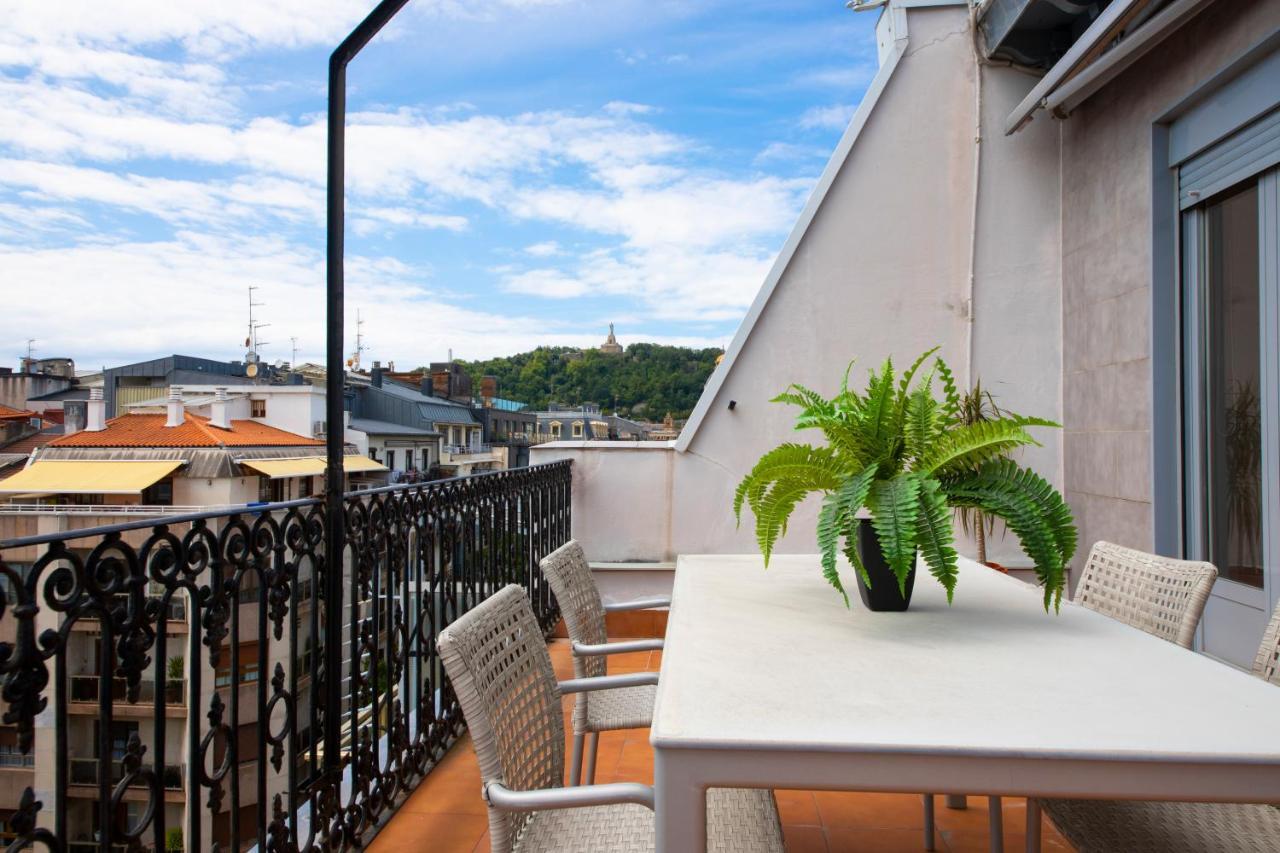 Modern Apartment With Spacious Terrace San Sebastián Exterior foto