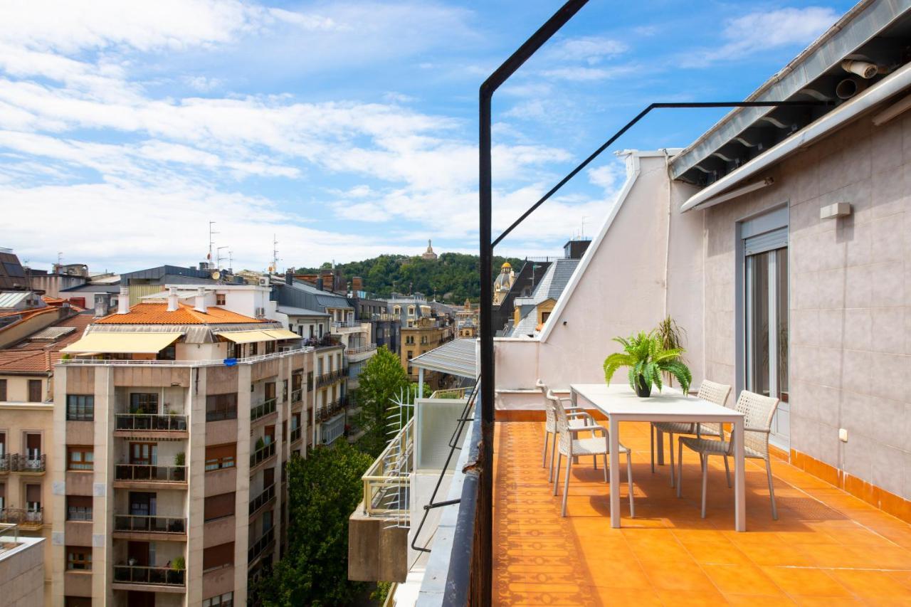 Modern Apartment With Spacious Terrace San Sebastián Exterior foto